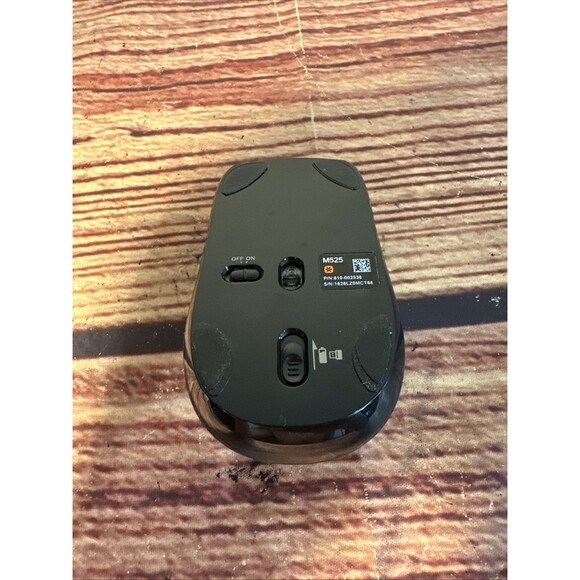 Logitech M525 Wireless Ergonomic Mouse Black w/o Receiver, WORKING - Picture 8 of 10